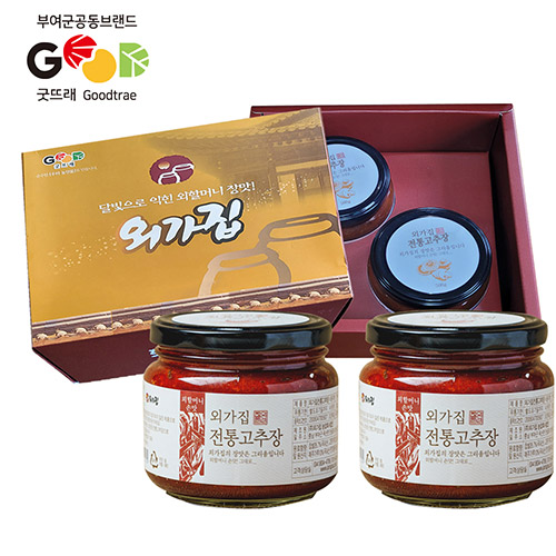 [외가집]<br>박영숙명인 재래식 전통고추장 500gx2병선물세트