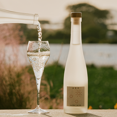 [객제농업회사법인(주)]<br>감탄주 375ml, 13%